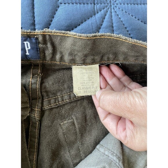 VINTAGE Gap Jeans Womens 10 Green Mom High Rise Western Classic Fit USA 90s‎ - Picture 10 of 13